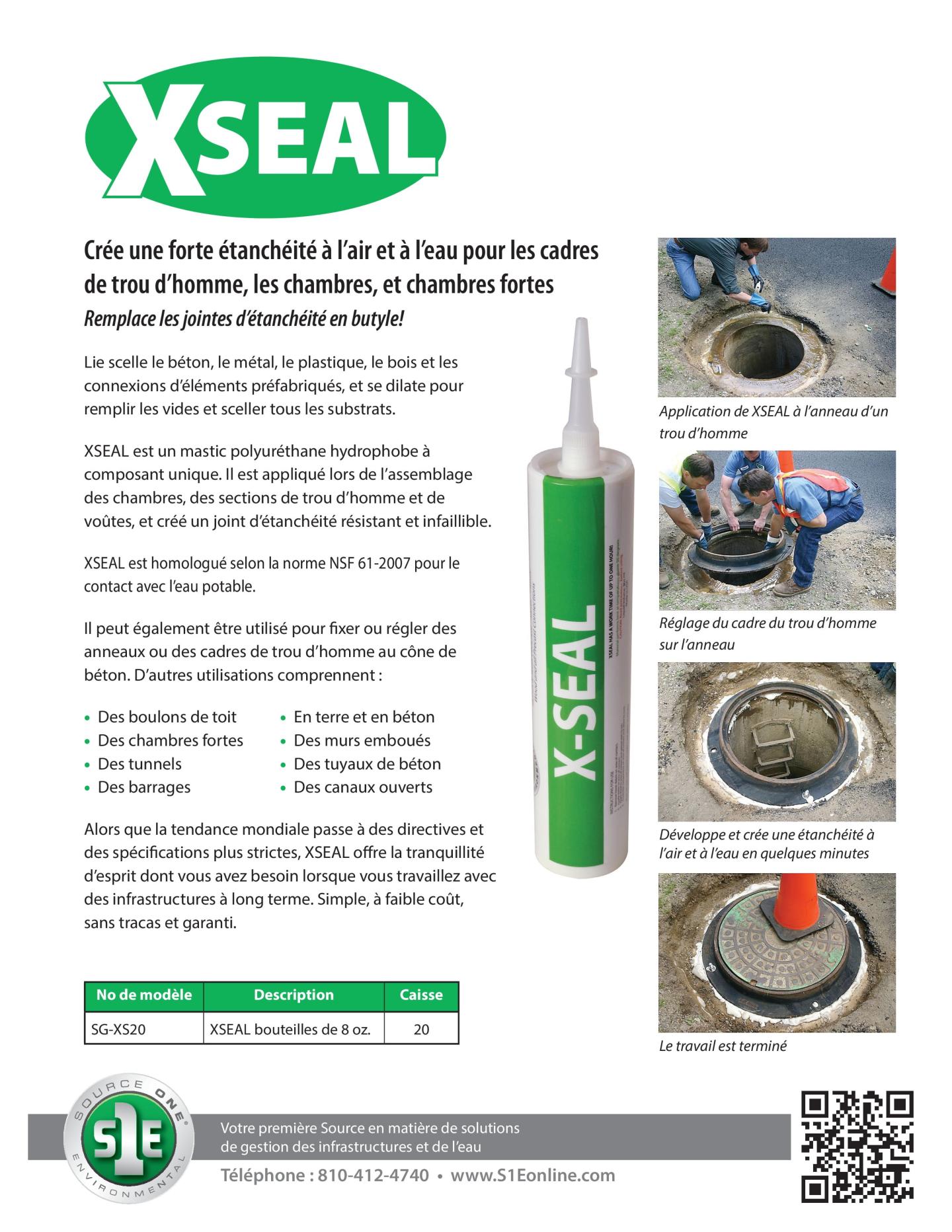 Xseal Flyer French Source One Environmental